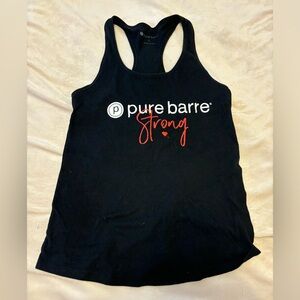 Pure barre tank top size large GUC